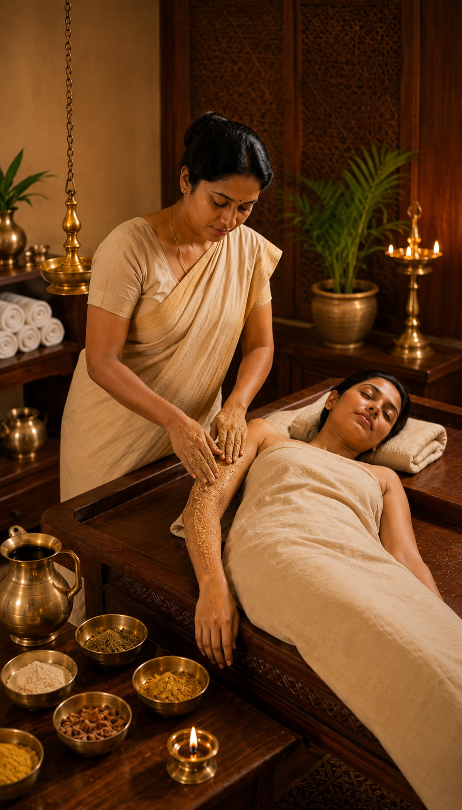 Udvartana Therapy in Kharadi, Pune for Detox & Body Rejuvenation